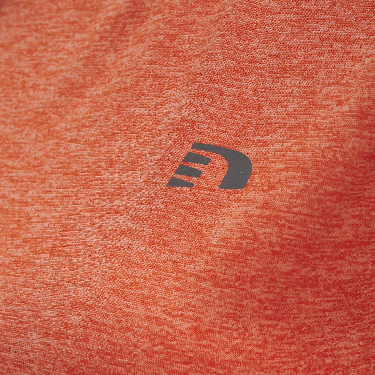 T-shirt Statement Mulher Manga Curta — Spicy Orange Melange