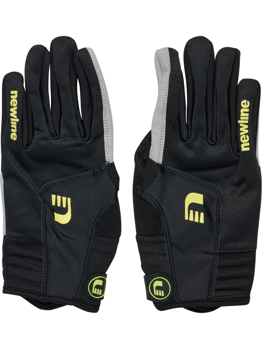 Black and red cycling gloves, product shot
