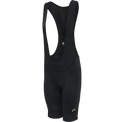 Men's cycling bib shorts in black, product shot