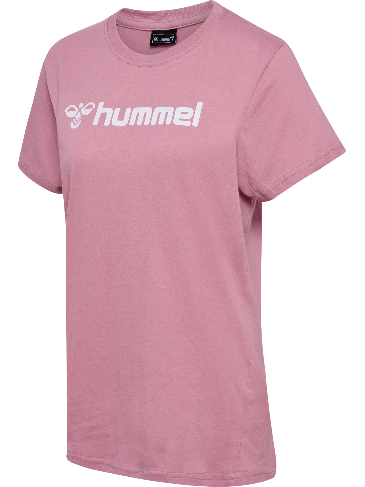 Women's lilac cotton t-shirt, product shot
