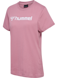 Women's lilac cotton t-shirt, product shot