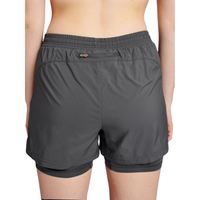 Womens 2-In-1 Running Shorts — Forged Iron