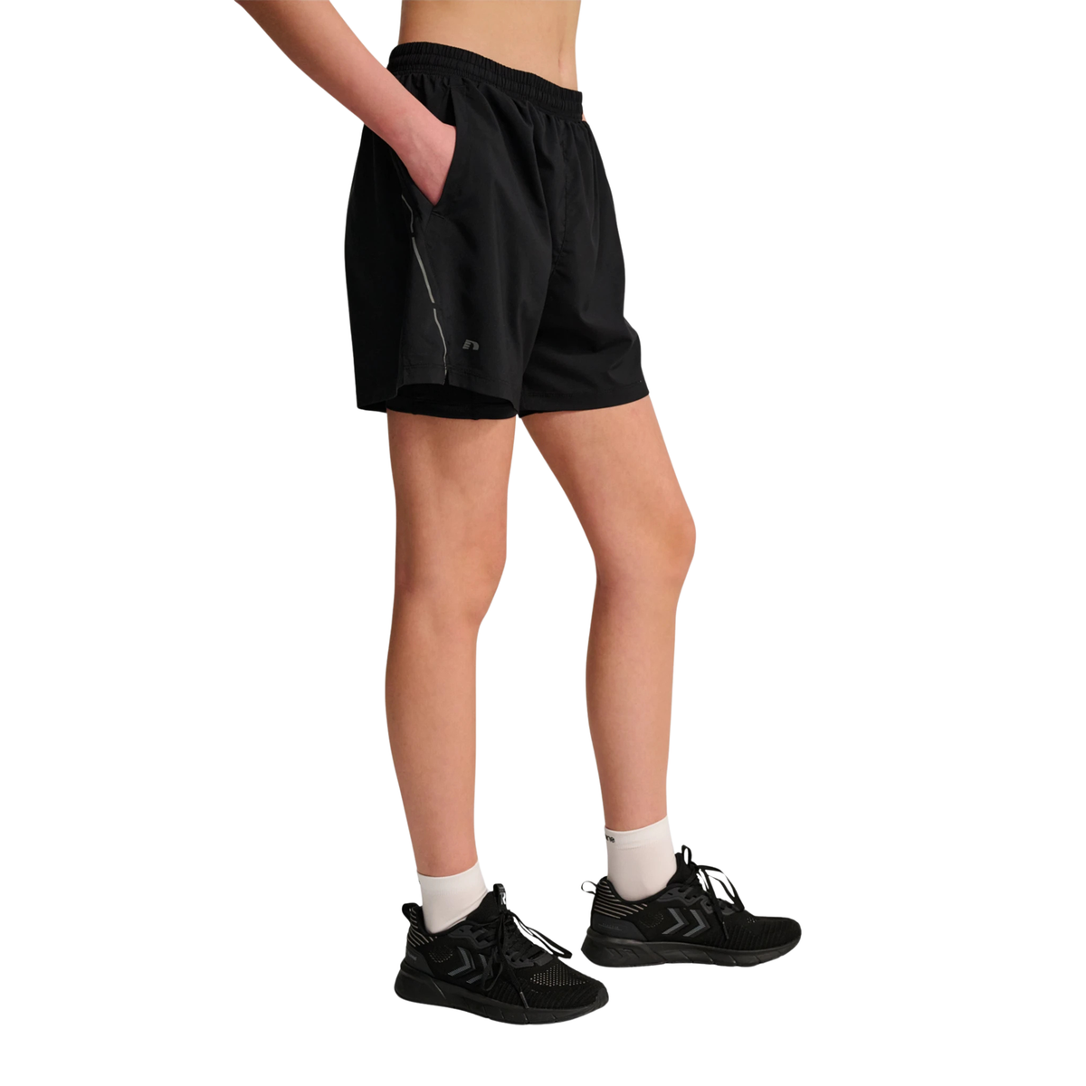 Calções Fast 2 em 1 Mulher — Black