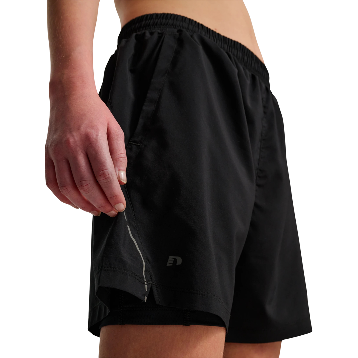 Calções Fast 2 em 1 Mulher — Black