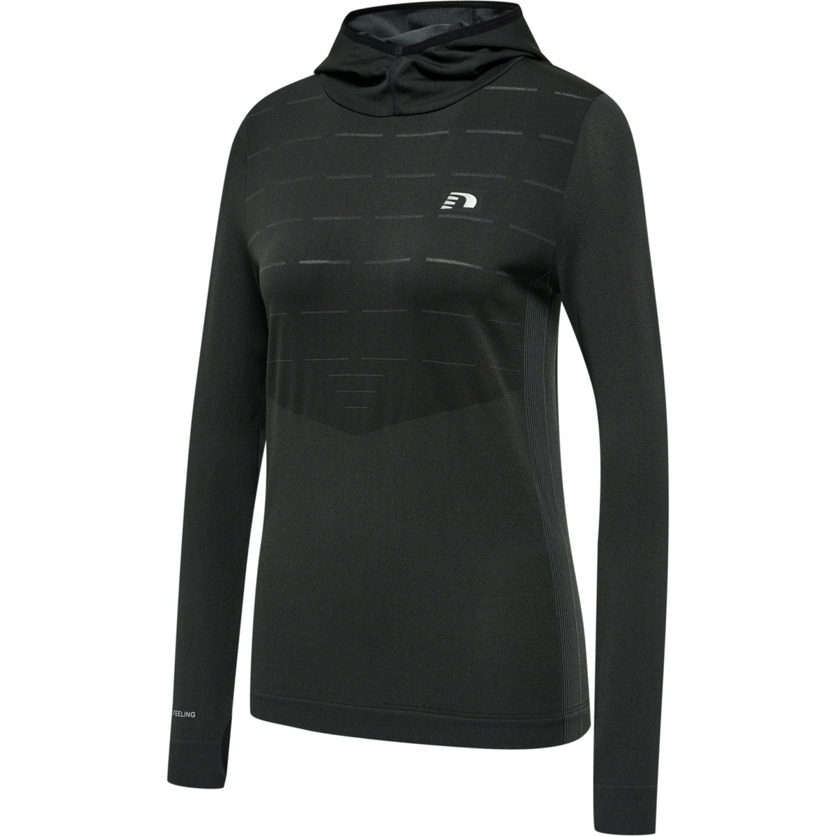 Hoodie Cambridge sem Costuras Mulher — Black