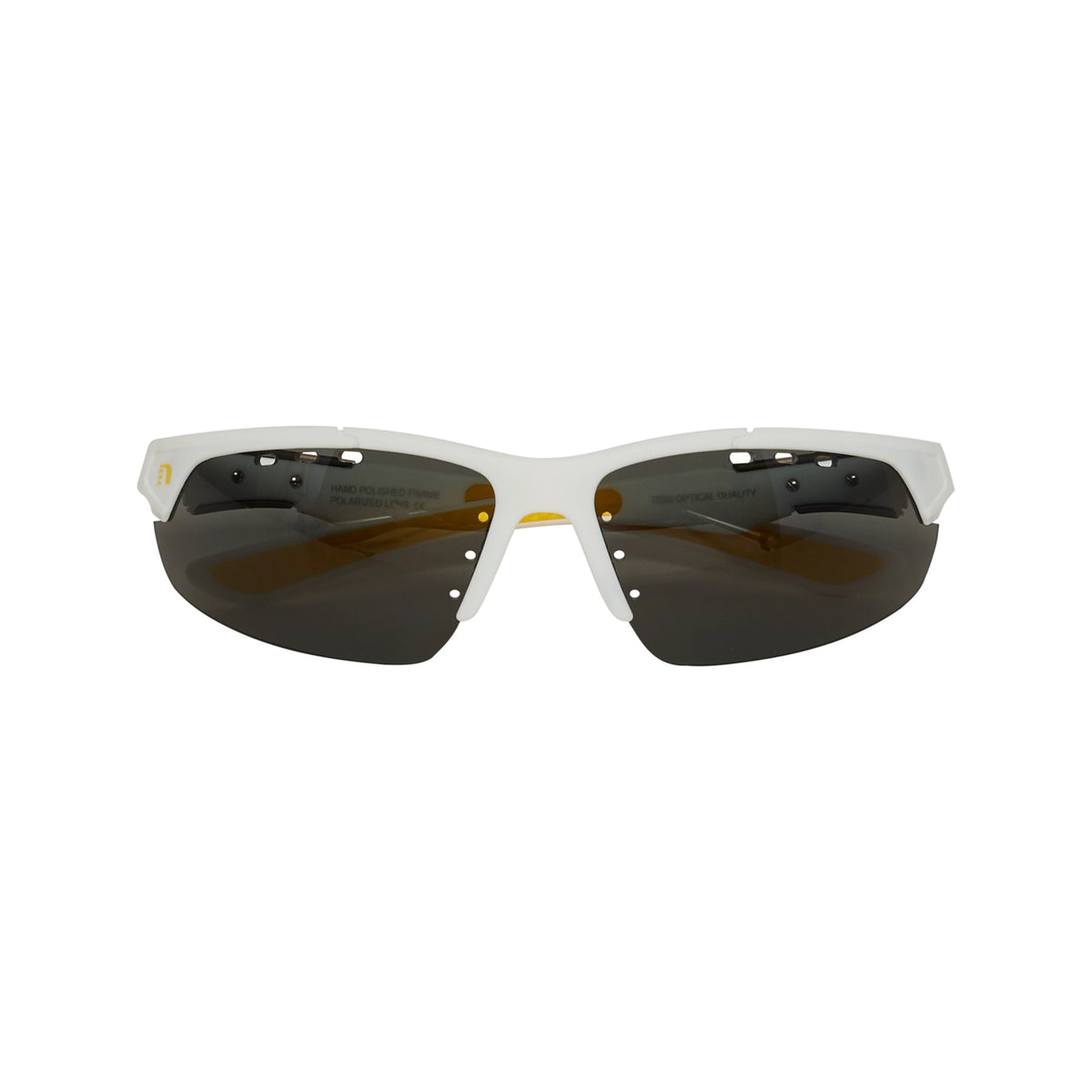 Blaze Sport Glasses — White/Yellow