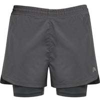 Womens 2-In-1 Running Shorts — Forged Iron