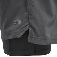 Womens 2-In-1 Running Shorts — Forged Iron