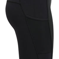 Womens Core Warm Protect Tights — Black